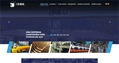 Desktop Screenshot of cinbal.com.br